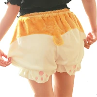 kawaii women lolita girl corgi hip shorts harajuku cute dog pumpkin bud bubble bloomers shorts under pants safety shorts cosplay