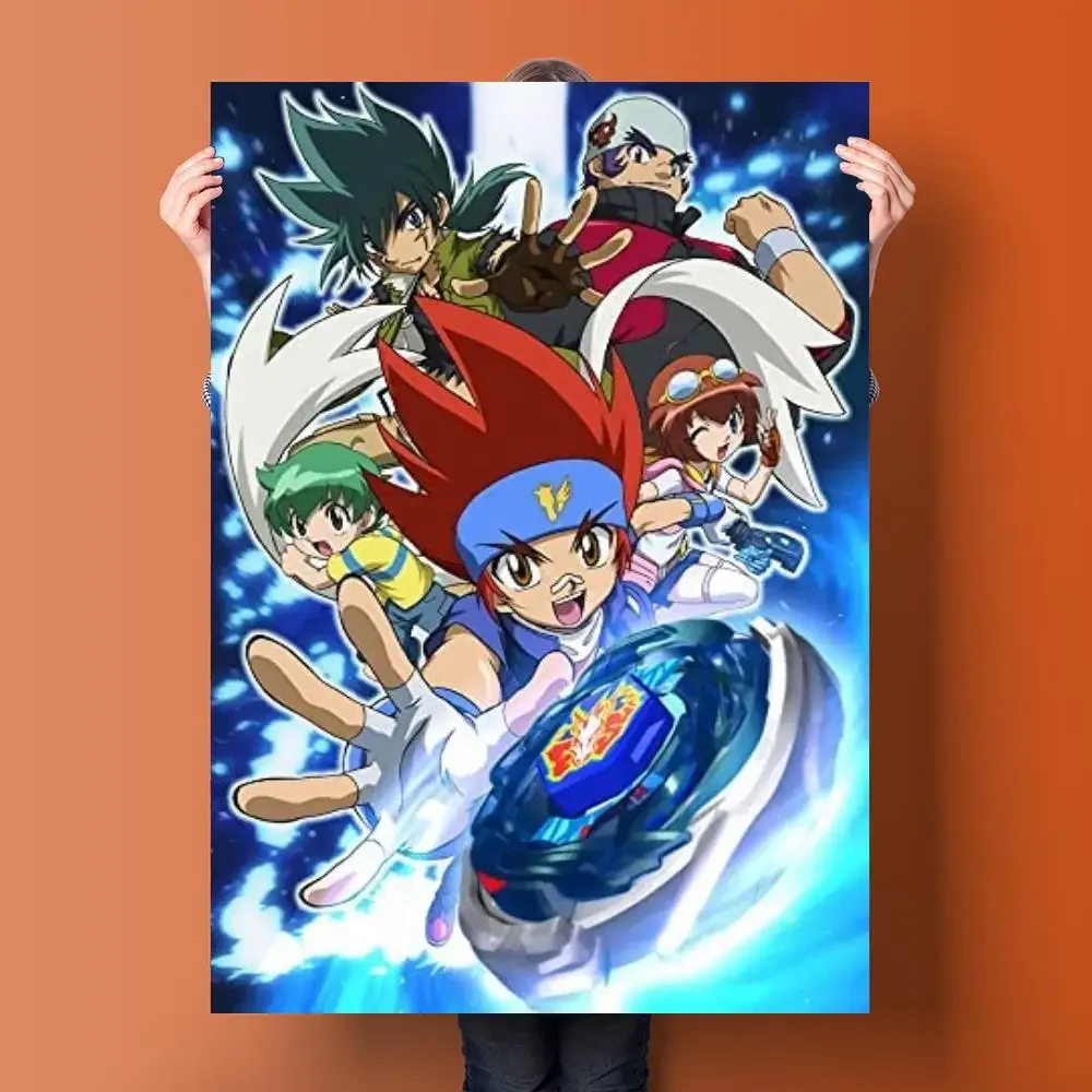 Beyblade Metal Fusion аниме постер холст художественный и настенная художественная