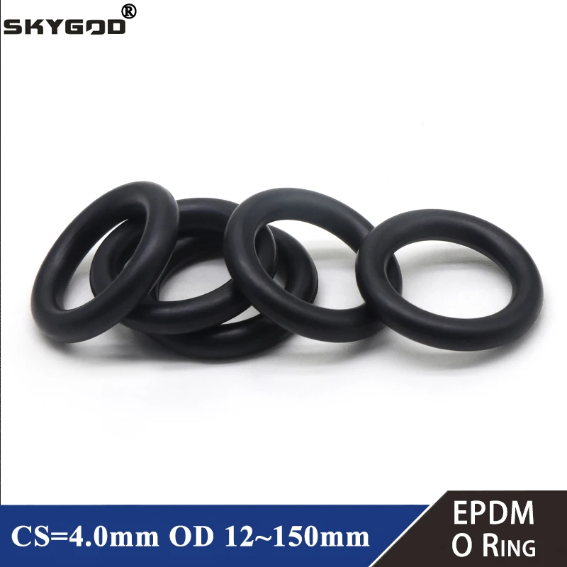 

Уплотнительные кольца EPDM CS 4 мм черные