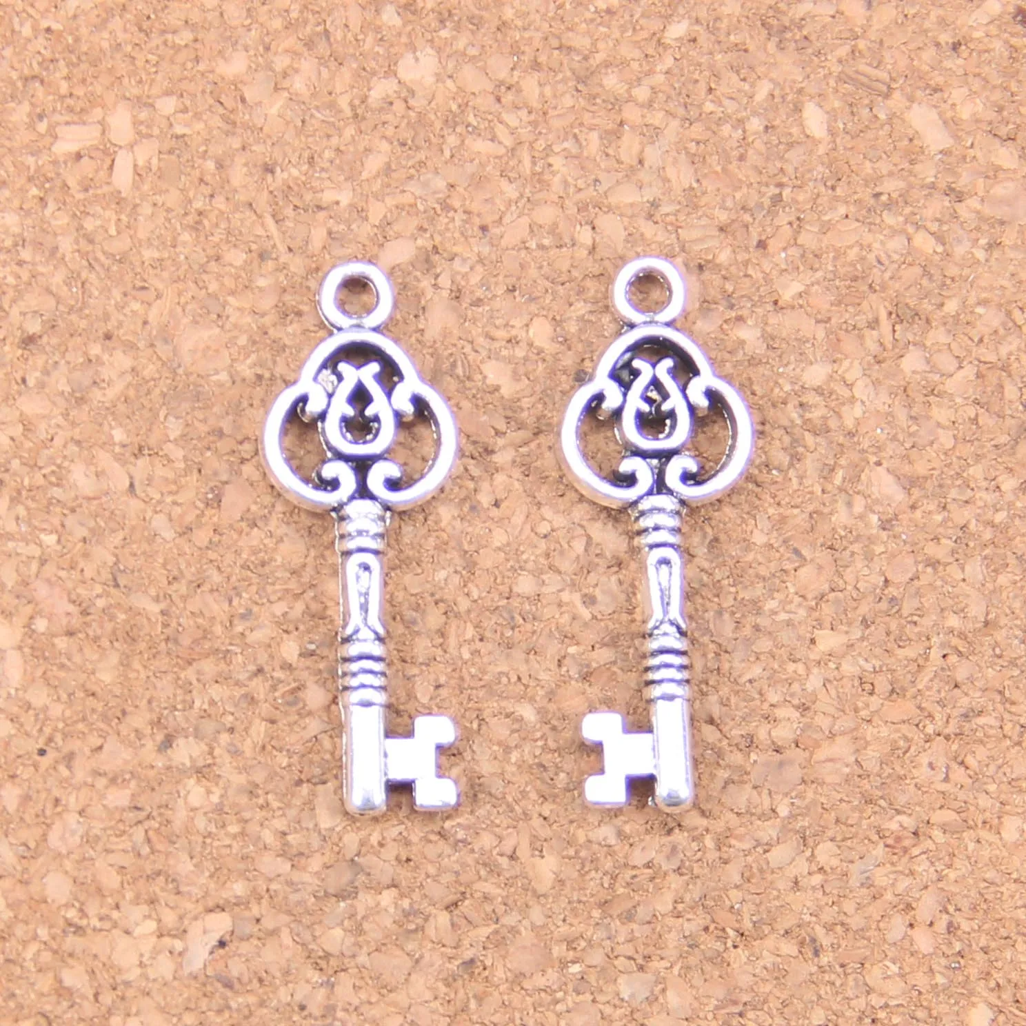 

80pcs Charms skeleton key 29x10mm Antique Pendants,Vintage Tibetan Silver Jewelry,DIY for bracelet necklace