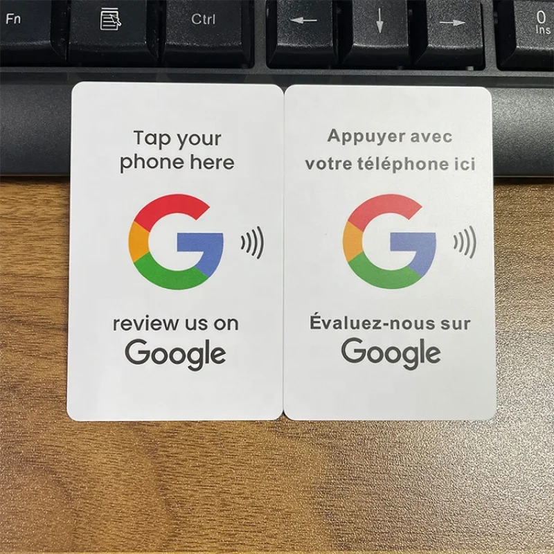 Изготовленная на заказ черная матовая программируемая карта Qr Code Business Rfid Card NFC