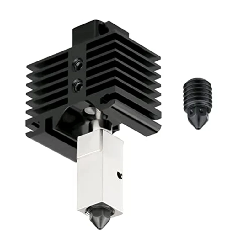 

UP To 500C High Temperature Hotend With Plated Copper Heater Block Titanium Heatbreak For Carbon Combo P1P 3D Printer