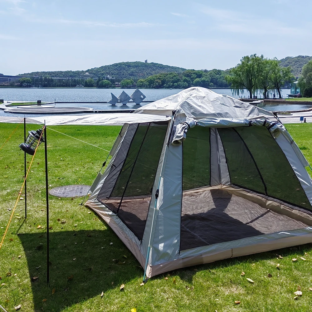 Уличная складная палатка мгновенная всплывающая для 5-9 человек портативная