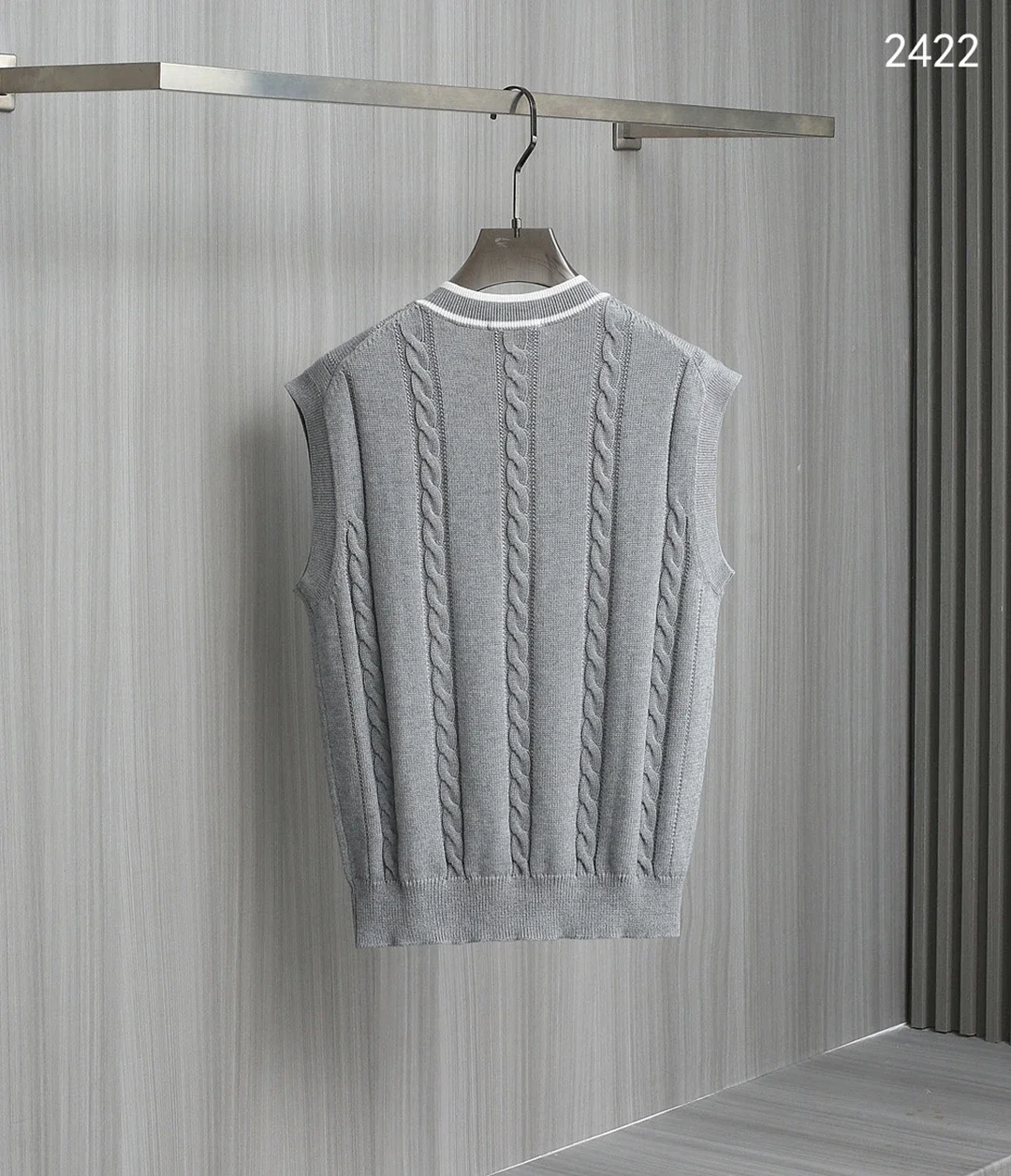 Классический мужской Трикотажный жилет BLLIYOSS из хлопка жареного теста новинка 2024