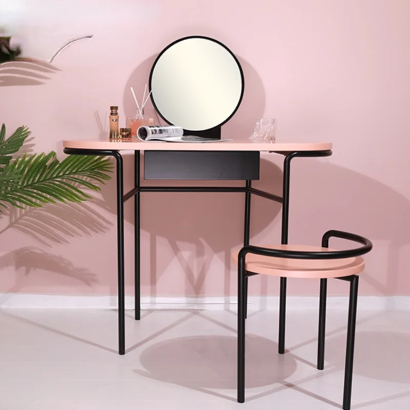 

GY Dressing Table Bedroom Modern Minimalist Dresser Nordic Makeup Table Small Household Dressing Table Ins Table