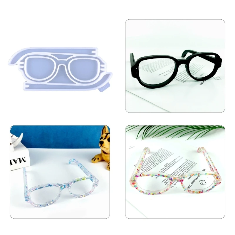 

3D очки орнамент Силиконовая Форма Смола Декор Плесень Для DIY Ремесло Ювелирный инструмент 124A