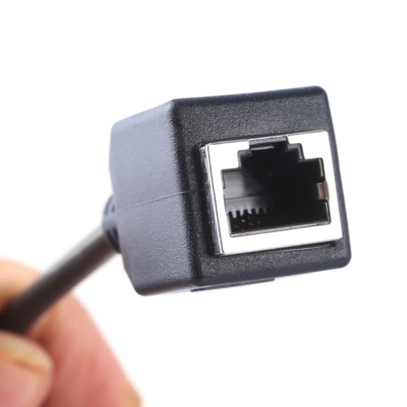 Разветвитель Ethernet RJ45 папа на двойной разъем мама