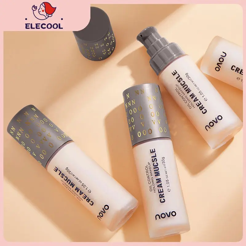 

NOVO Shimmering Cream Liquid Foundation Flowing Texture Lightweight Breathable Make-up Natural Waterproof Concealer Face Makeup