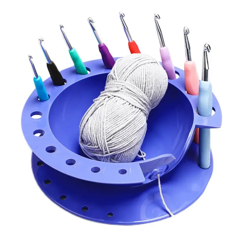 

Crochet Bowl Holder Crochet & Knitting Bowls Crochet Side Pull Yarn Bowl DIY Knitting & Crochet Accessories Supplies