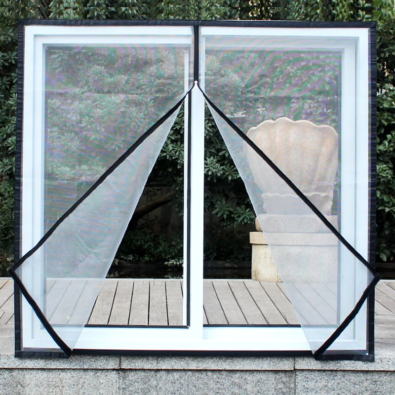 

Zipper Mosquito Net, Window Mosquito Net Anti-mosquito Netting Anti-mosquito Window Screen Size Can Be Customized for windows