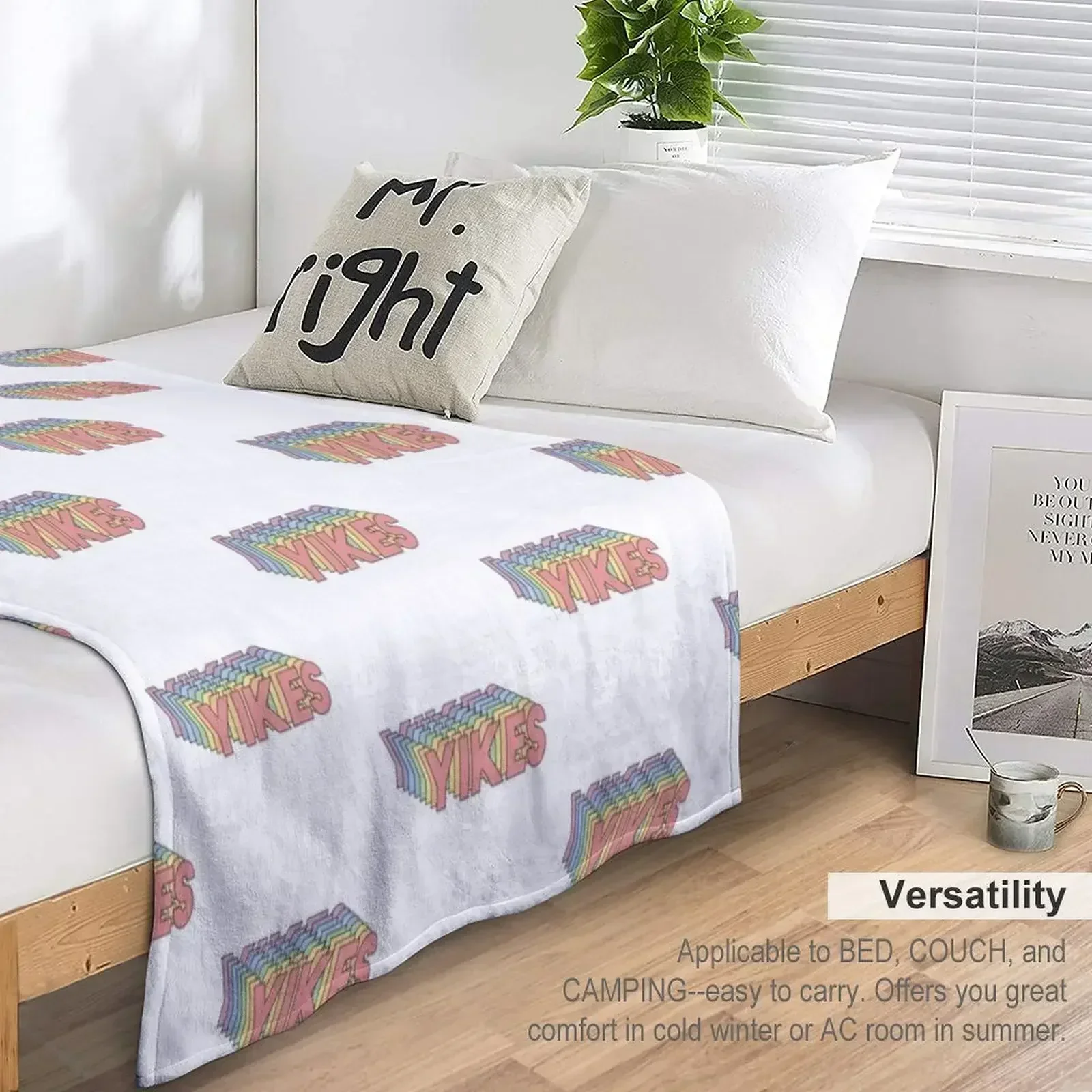 Одеяло YIKES с утяжеленными волосами на заказ для декоративных одеял диванов