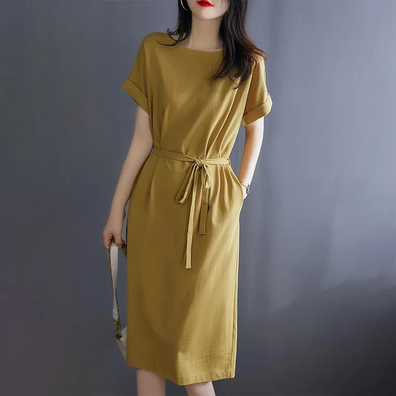 

Vestidos De Verano Mujer 2022 Dress Vestido Robes Kleid Vestidos De Mujer Casual Elegante Loose And Thin Dresses For Women Vesti