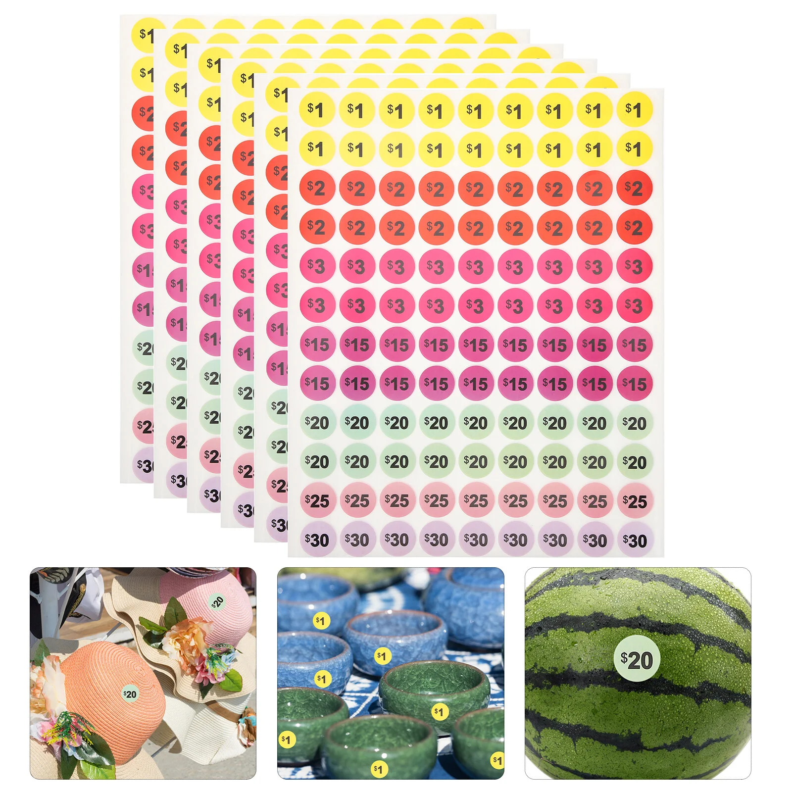 

Price Tag Small Business Stickers Flea Market Garage Pricing Retail Stores