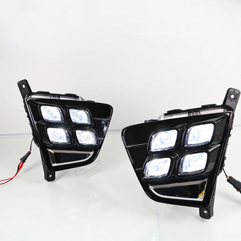 Автомобильные аксессуары водонепроницаемые ABS 12 В светодиодные дневные ходовые