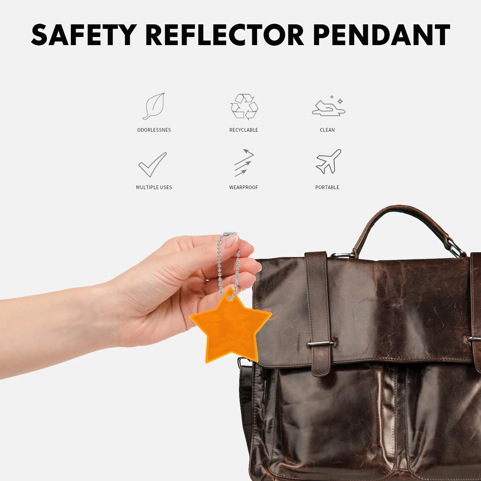 13 шт. украшение в форме дерева детские рюкзаки брелки из ПВХ светоотражающая