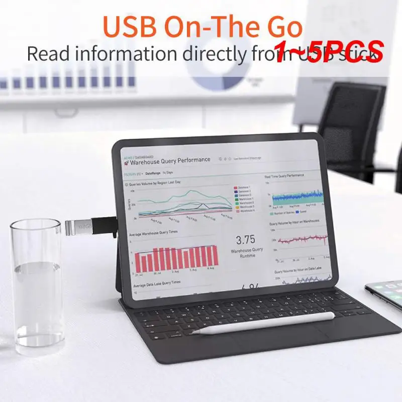 

1~5PCS 3.0 Type-C OTG Adapter Type C USB C Male To USB Female Converter For Macbook S20 USBC OTG Connector