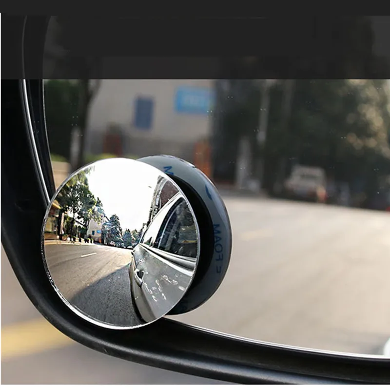 

360-degree High-definition Blind Spot Mirror for Automobile Reverse Frameless Wide-angle Round Convex Rearview Mirror Auto Parts