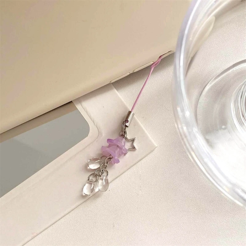 Очарование в виде медузы для телефона милая сумка аксессуары ремешок украшение