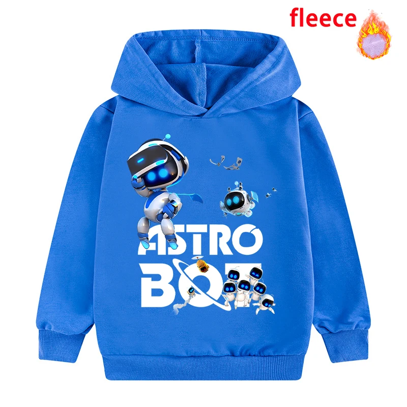 Толстовка с капюшоном Game Astro Bot модный пуловер Vans милая мультяшная одежда для