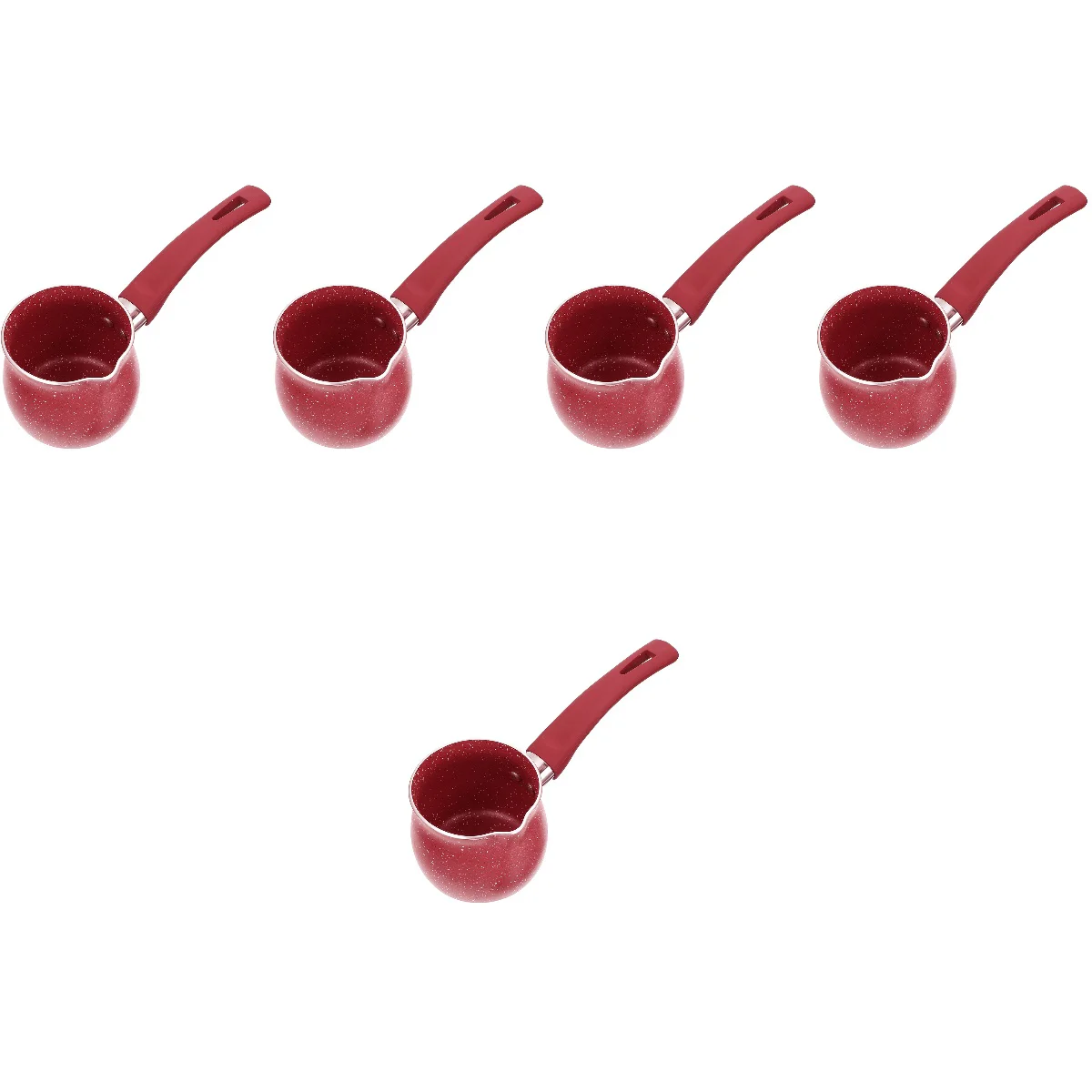 

5x Portable Small Replacement Heating Pot Household Coffee Pot Nonstick Saucepan Household Saucepan