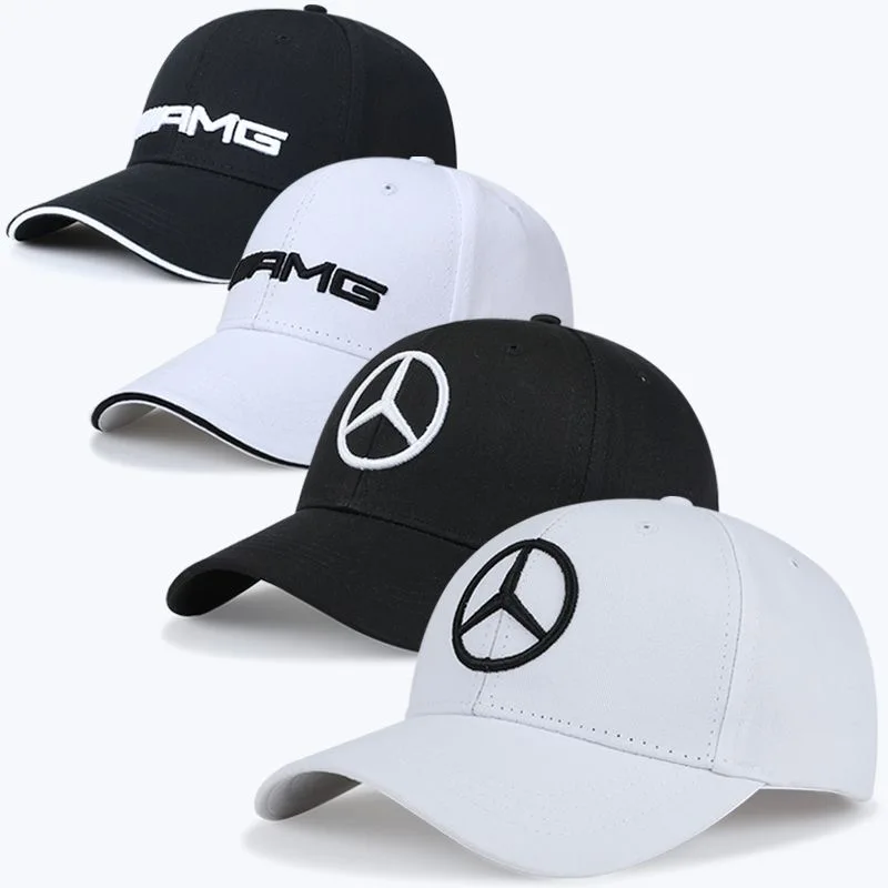 

2023 New hot selling hat racing men's baseball cap women's commemorative cap peaked racing cap visor hat Mercedess A-AMG