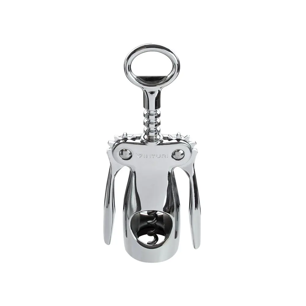 

Winged Corkscrew Wine Opener, Chrome Finish, Die Cast Construction