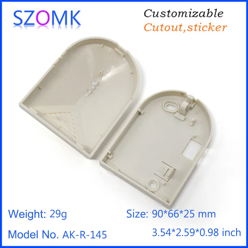 1 шт. 90*66*25 мм настраиваемый пластиковый стеклянный сломанный будильник для