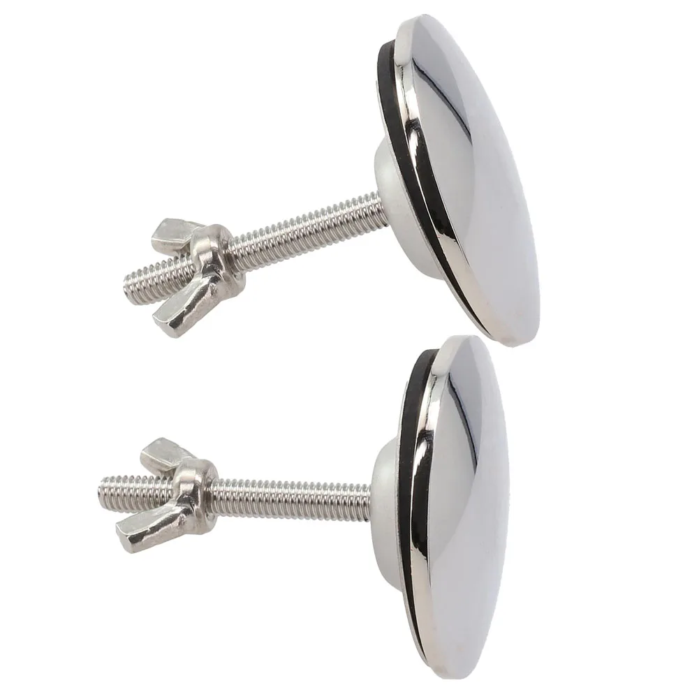 

2PCS Stainless Steel Kitchen Sink Hole Cover Faucet Tap Hole Plate Stopper Cover Blanking Metal Plug Kitchen Gadge
