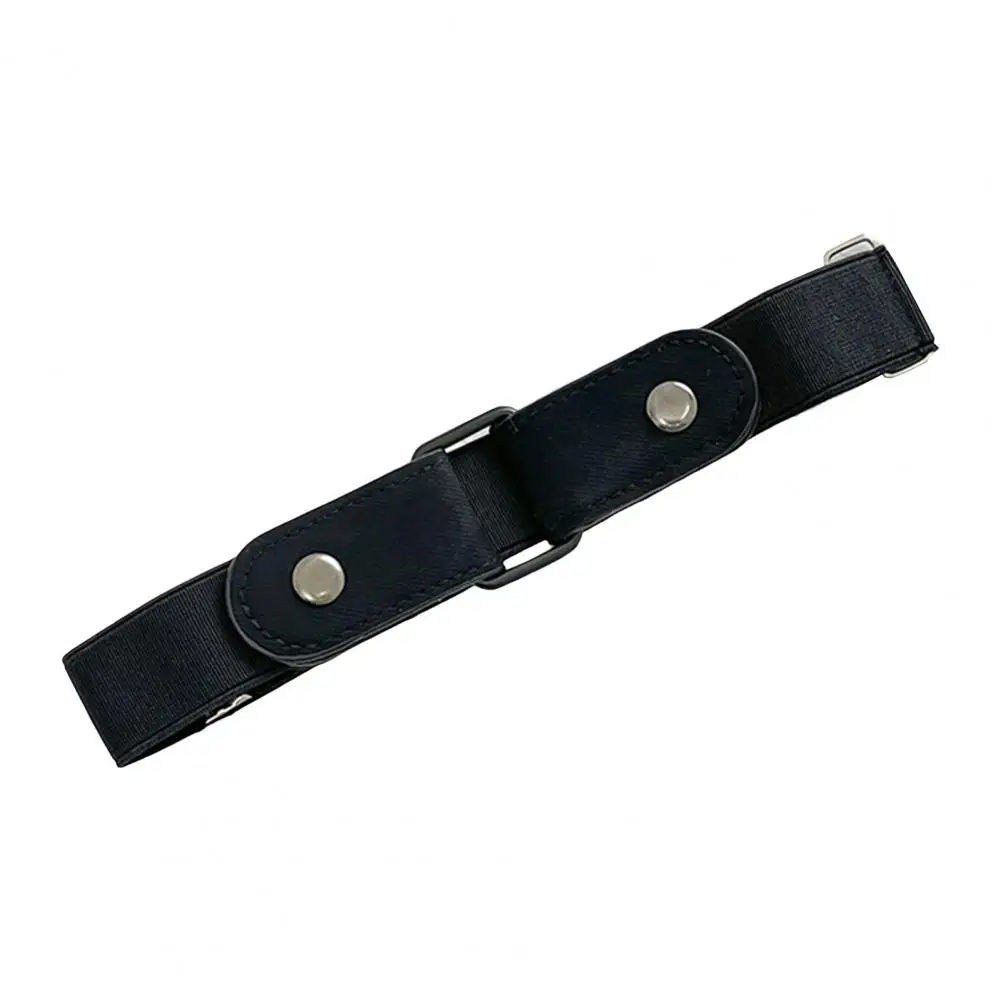 

Trendy Waist Belt Reusable Jeans Belt Punch Free No Buckle Stretchy Jeans Lazy Belt Decorative