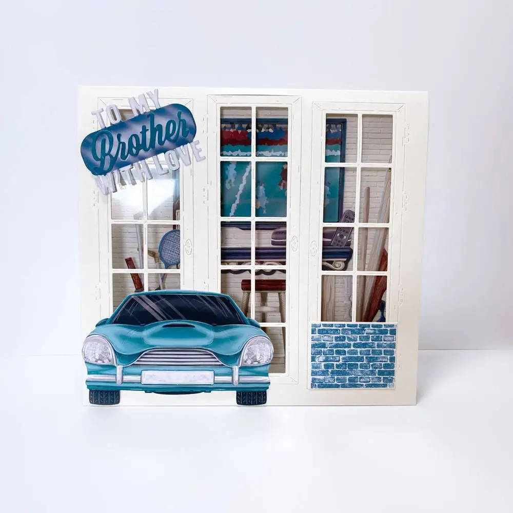 

Wine Car Window Tools Metal Cutting Dies Decoration For Scrapbooking Craft Diy Album Template Handmade Model