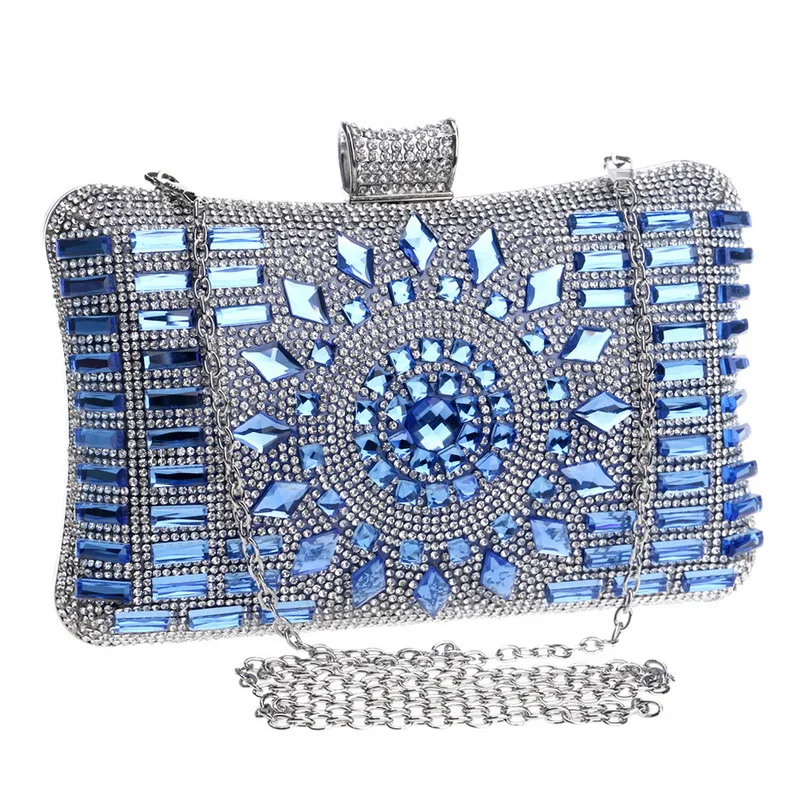 

Ladies Bags Luxury Designer Handbags Diamond Sapphire Party Wedding Dinner Banquet Evening Evening Bags Classic Crossbody Bag