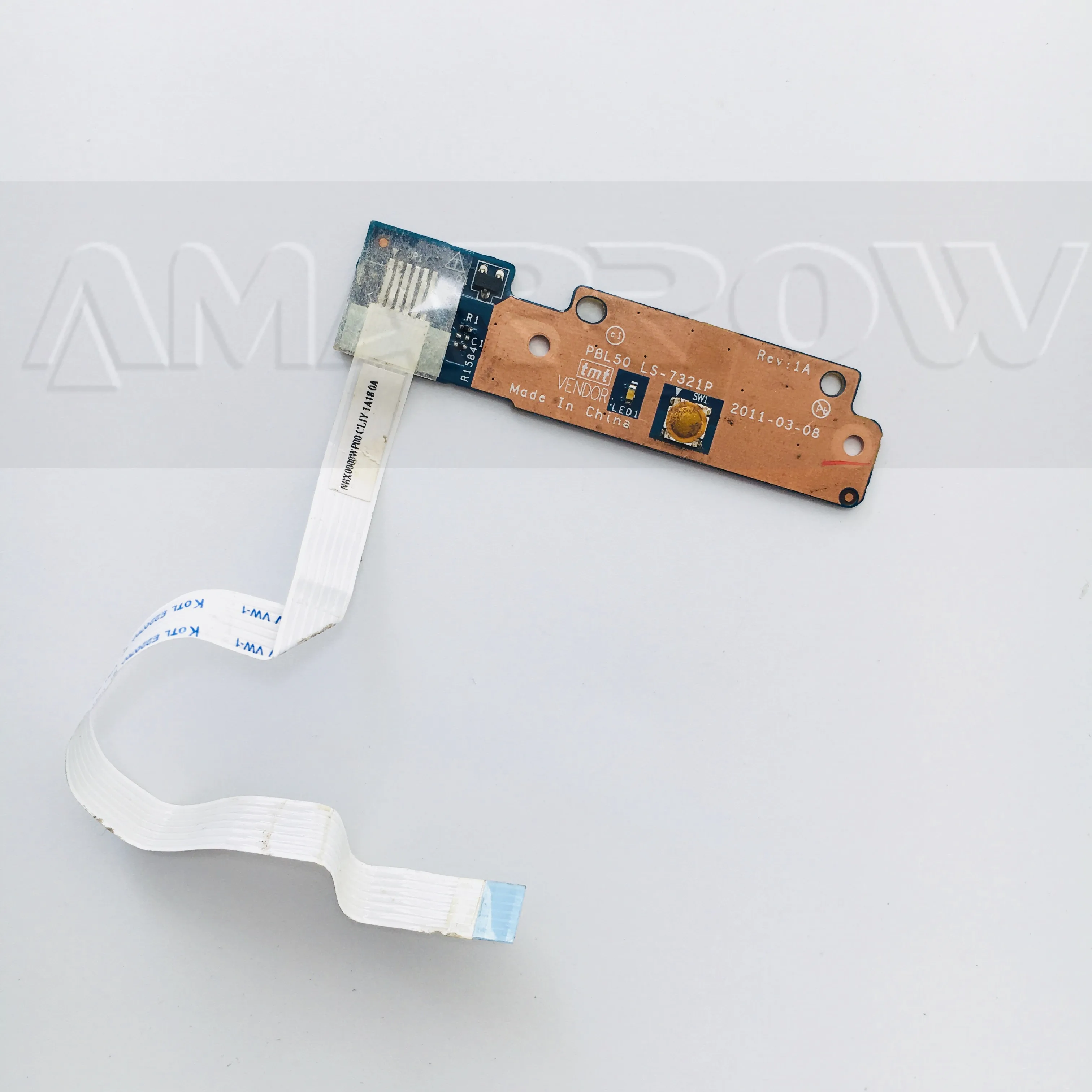 Оригинал для Asus X43U X43B K43T кнопка включения платы LS-7321P