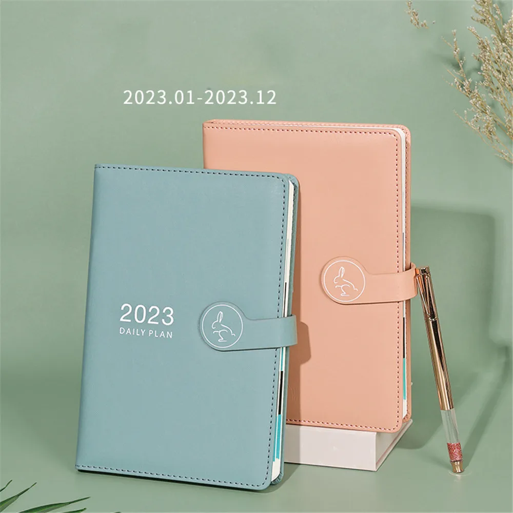 

Agenda 2023 Planner Organizer Bullet Notebook and Journal Diary A5 Notepad Daily Sketchbook Office Stationery Note Book Plan Pad