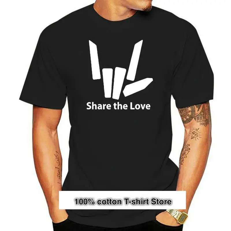 

Camiseta Youth Share The Love para niños, camisa con gráfico de diferentes colores, negra/blanca, Youtuber Stephen Sharer