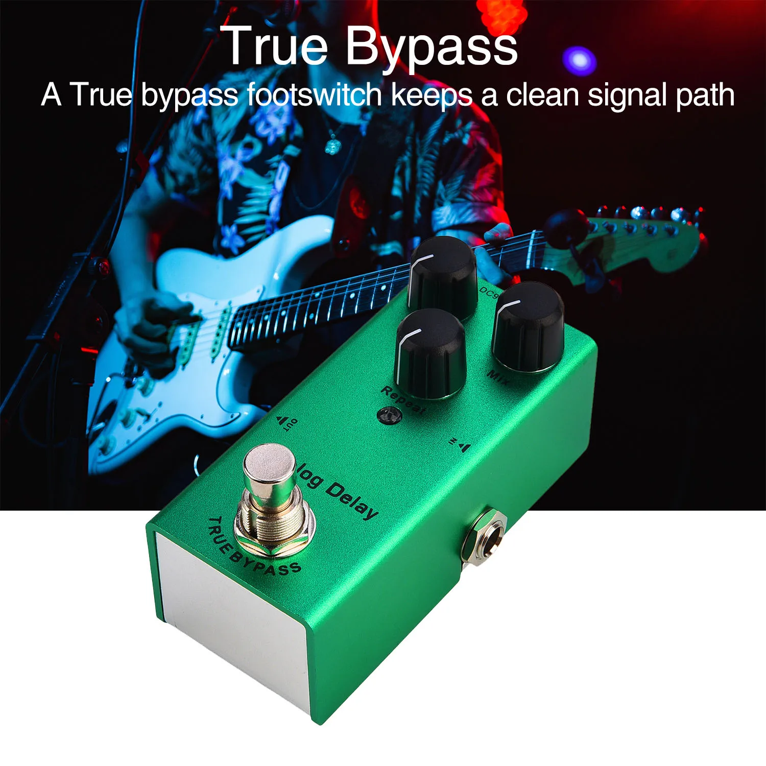 Педаль для задержки гитары многофункциональный процессор винтажный перегруз