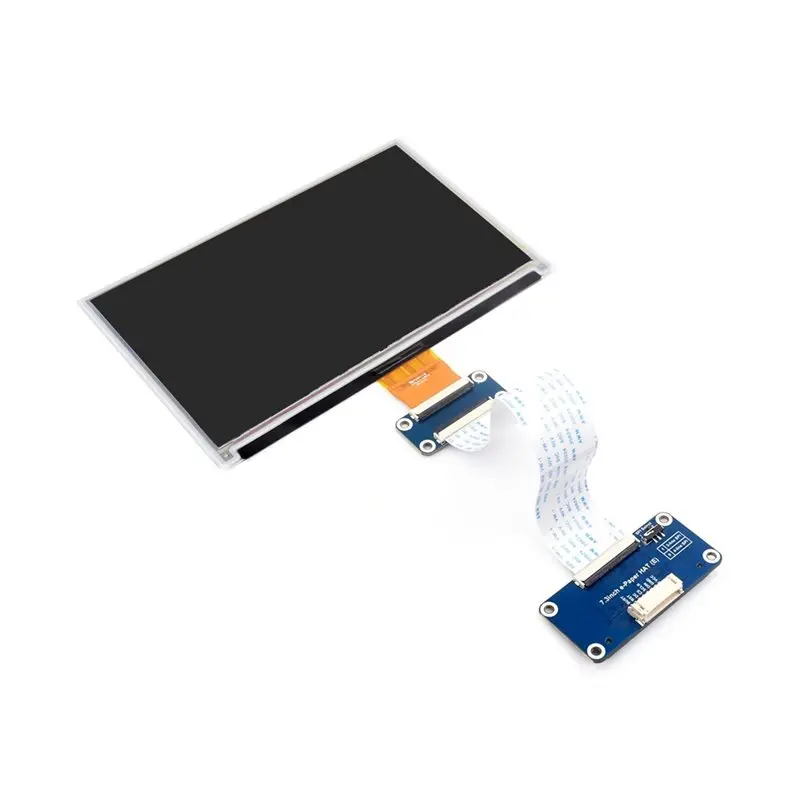 Фото Цветной E-Paper E-Ink дисплей 7 дюймов с платой расширения HAT, стартовый комплект для Raspberry Pi Zero 2 3 B 4 5 для проектов по программированию №2