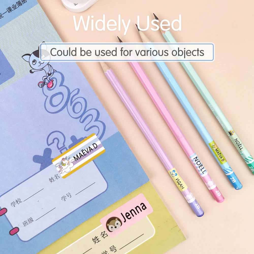 Стикеры с индивидуальным именем на заказ водонепроницаемые наклейки детские