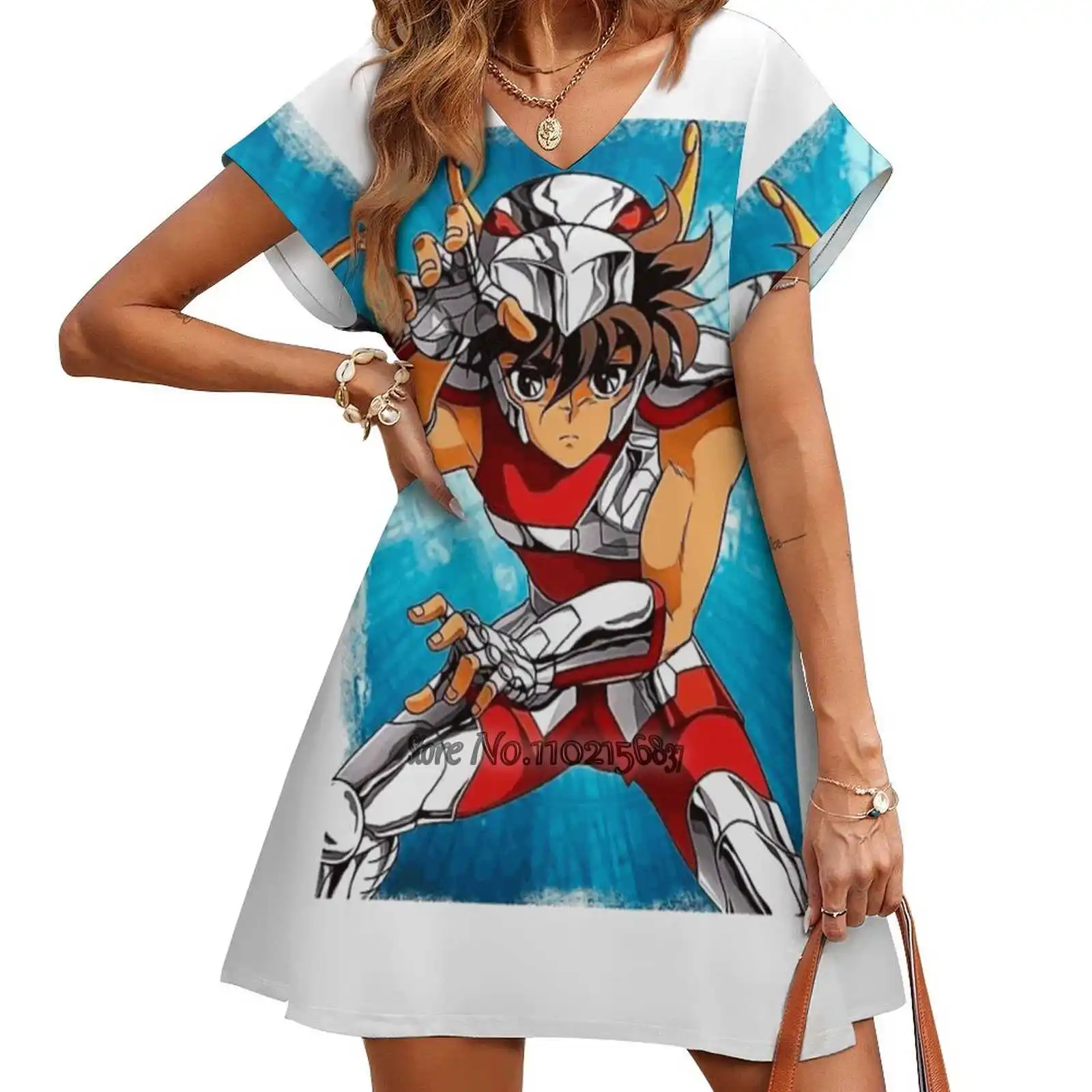 

Футболка женская классическая трапециевидной формы с V-образным вырезом