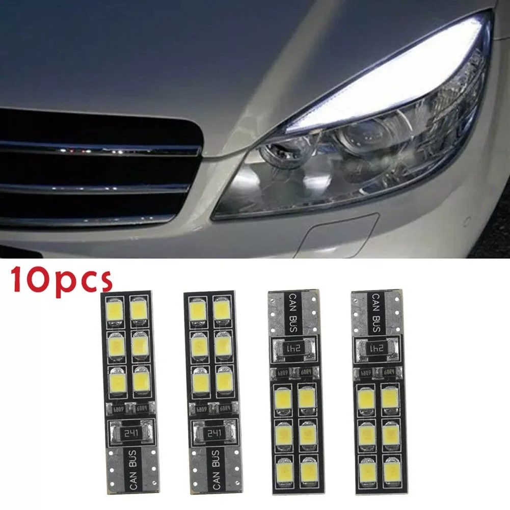 

Canbus Eyebrow Eyelid Lights Bulbs 10 * T10-6SMD-2835 LED Lights Bulb DC12V 6000K White For Mercedes-Benz W204 C300 C350