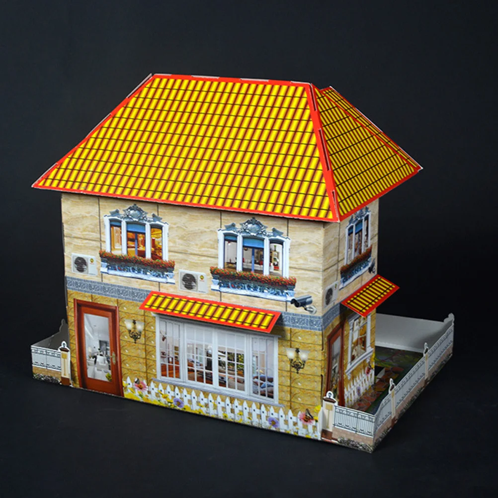 

Funeral Supply Paper Houses Sacrificing Accessory Qingming Ghost Supplies Flame Sacrifice Villa