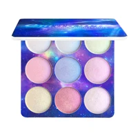 9 color high cd eye shadow disc chameleon high light polarizing powder beauty glazed mac makeup pallete makeup blush palette