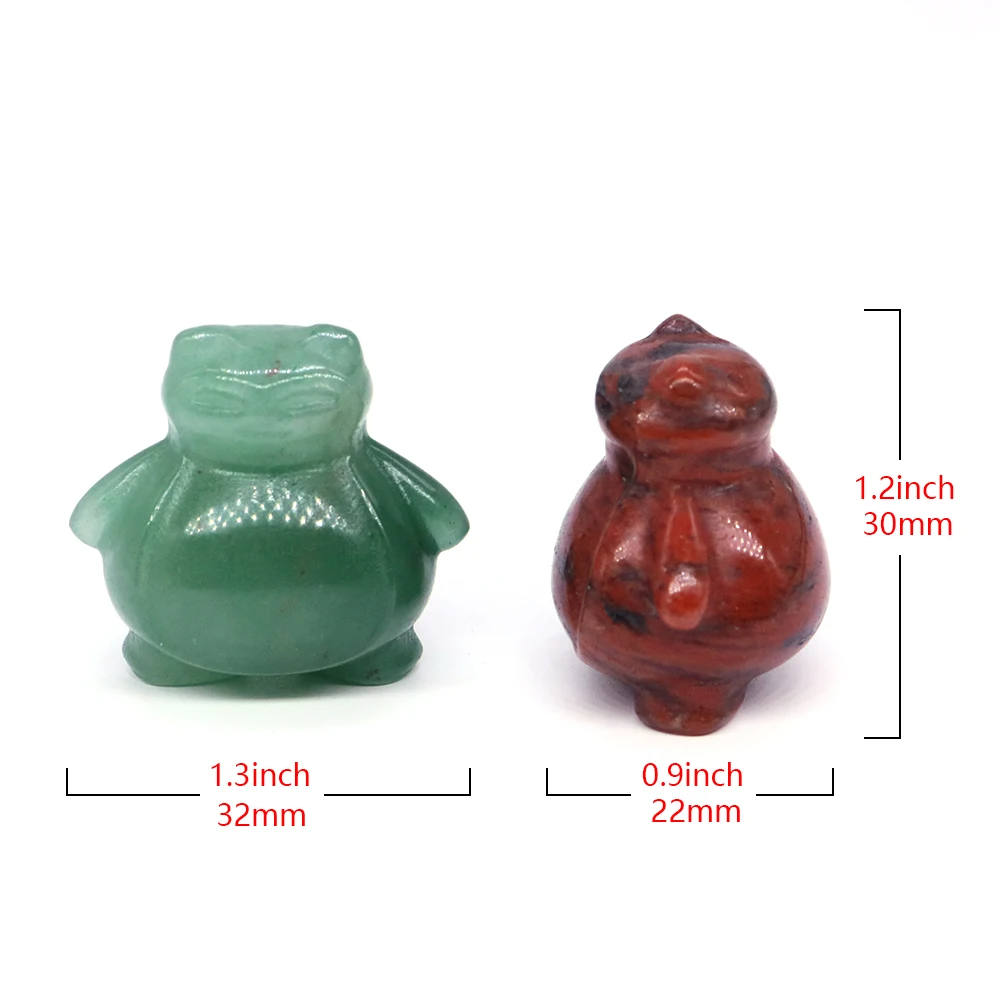 30 мм милый мультяшный монстр маленькое животное кристалл декор для рабочего