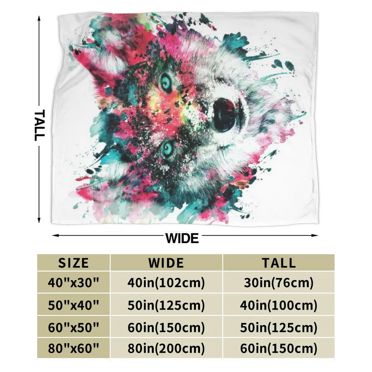 Ультрамягкое одеяло из микрофлиса Wolf II