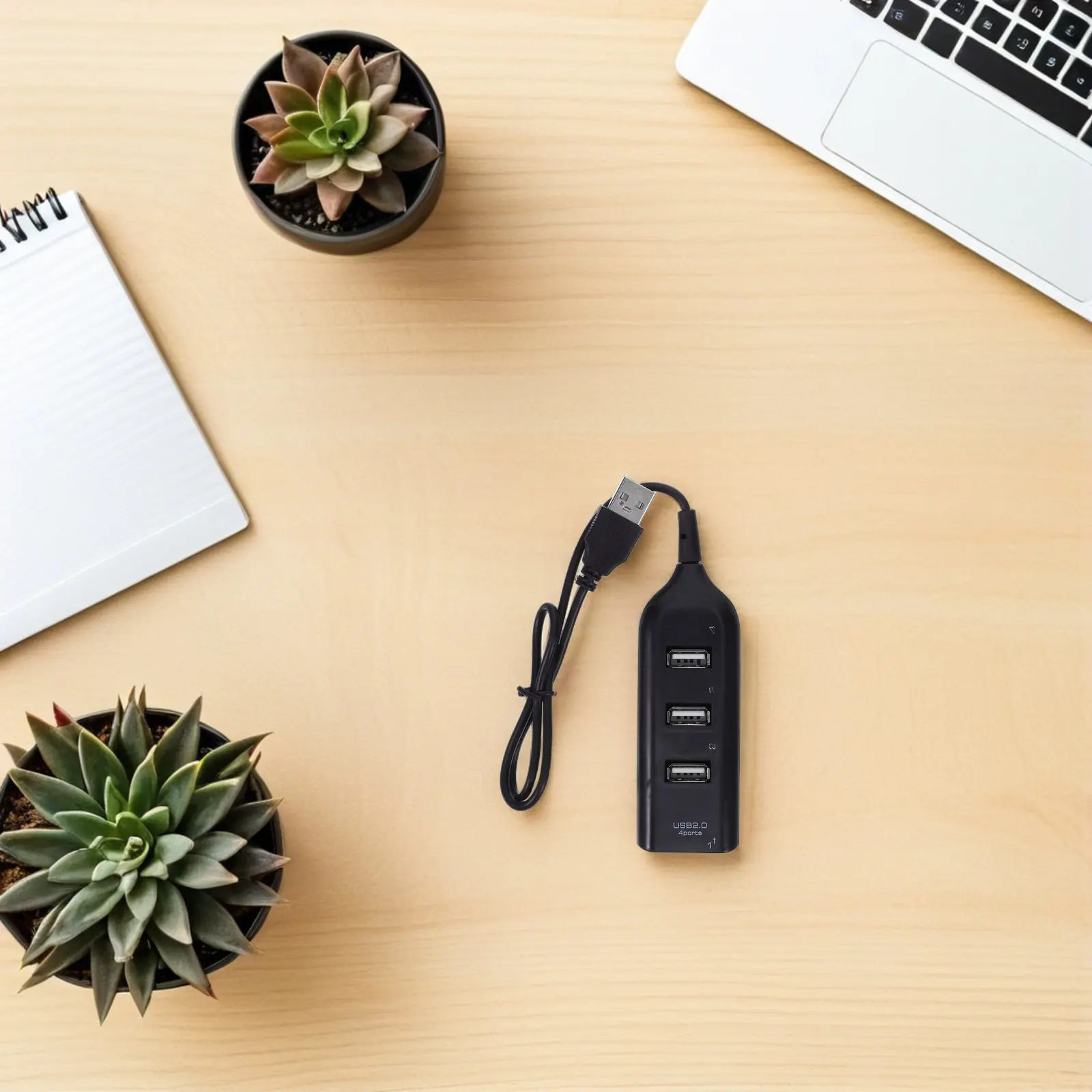 4-портовый USB 2.0 хаб-сплиттер повышенной прочности для ноутбуков, настольных компьютеров, планшетов, быстрая синхронизация данных, USB-хаб для компьютера (art.: 3920dd0cf3c77) - 3920dd0cf3c77