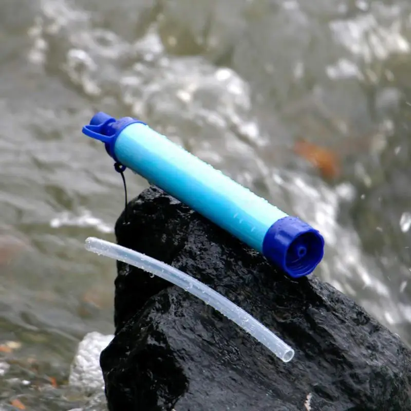 

Lightweight Water Purification Mouth Suction Straw Chemical Free Four-stage Filtration Water Purification Filter Straws Mini