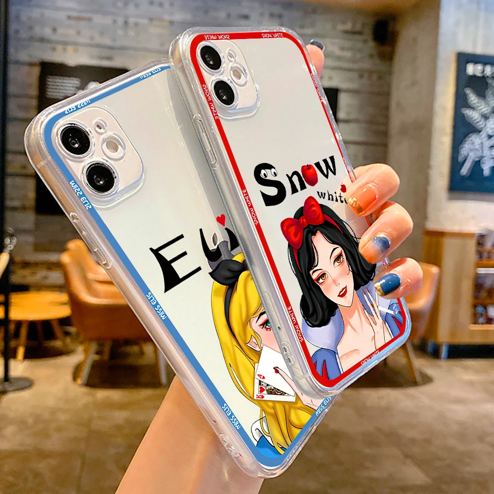 Прозрачный чехол для iPhone 11 12 13 Pro Mini X XR XS Max 6 7 8 Plus |