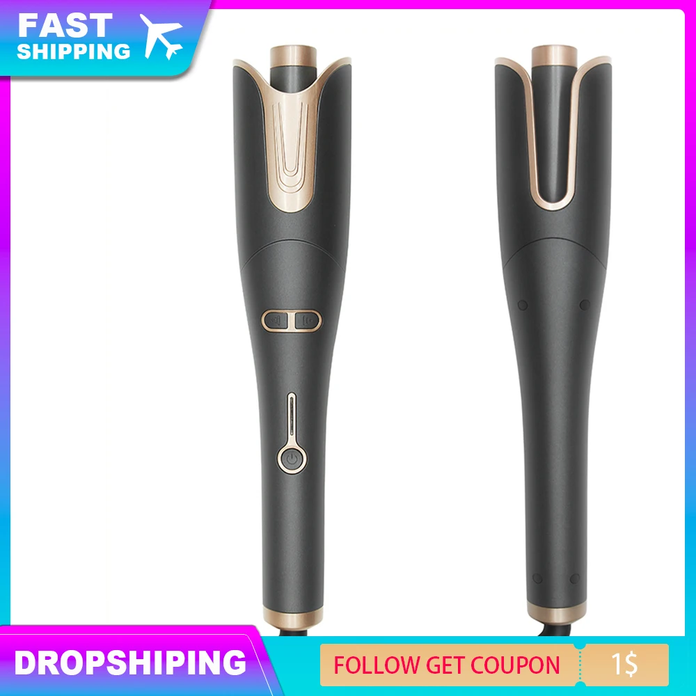 

Автоматические щипцы для завивки волос, керамическая вращающаяся плойка, стайлер для завивки волос, автоматический утюжок