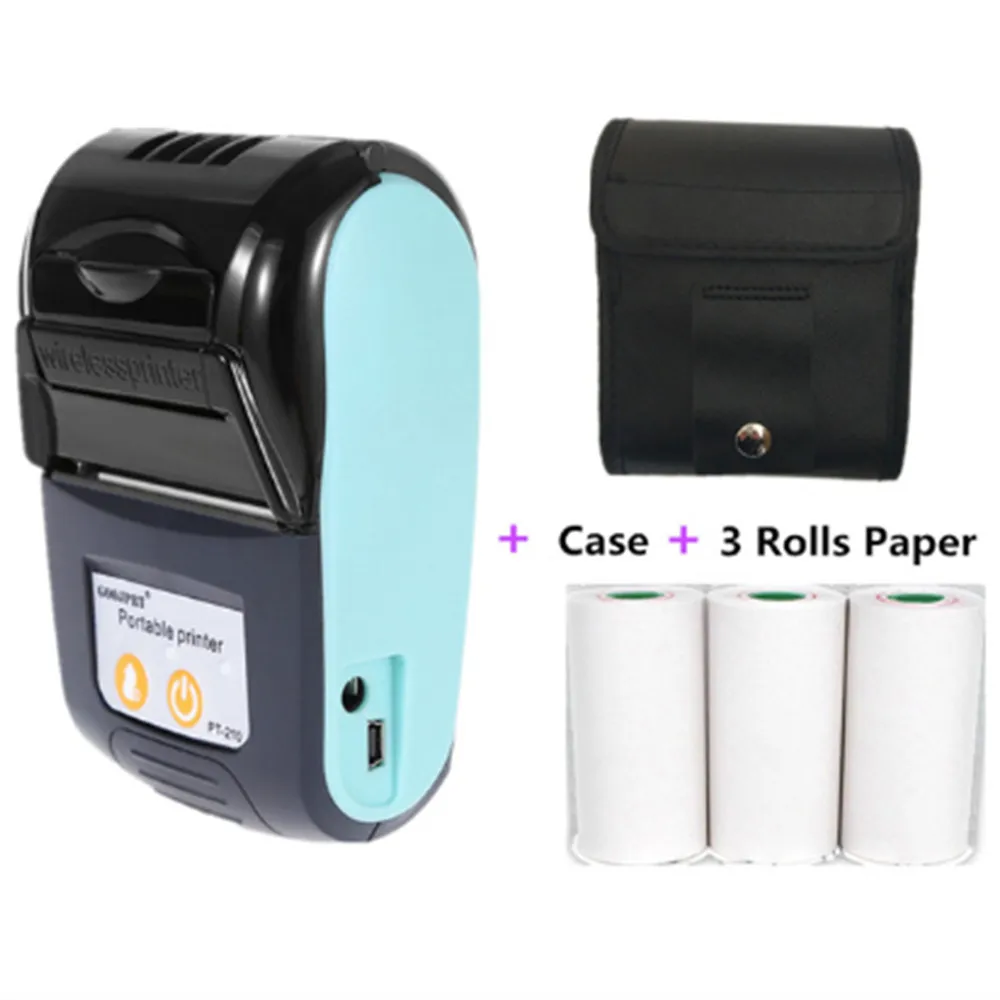 

58mm Bluetooth Pocket Portable Thermal Receipt Printer Mini Wireless Notes Phone Printer Android IOS PC Free APP Bill Impresoras