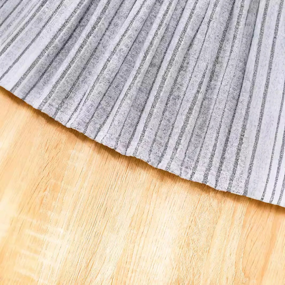 Girls Autumn and Winter Knitted Sweater Dress Solid Color Soft Long Sleeve Children Christmas Costume Birthday Casual Wear