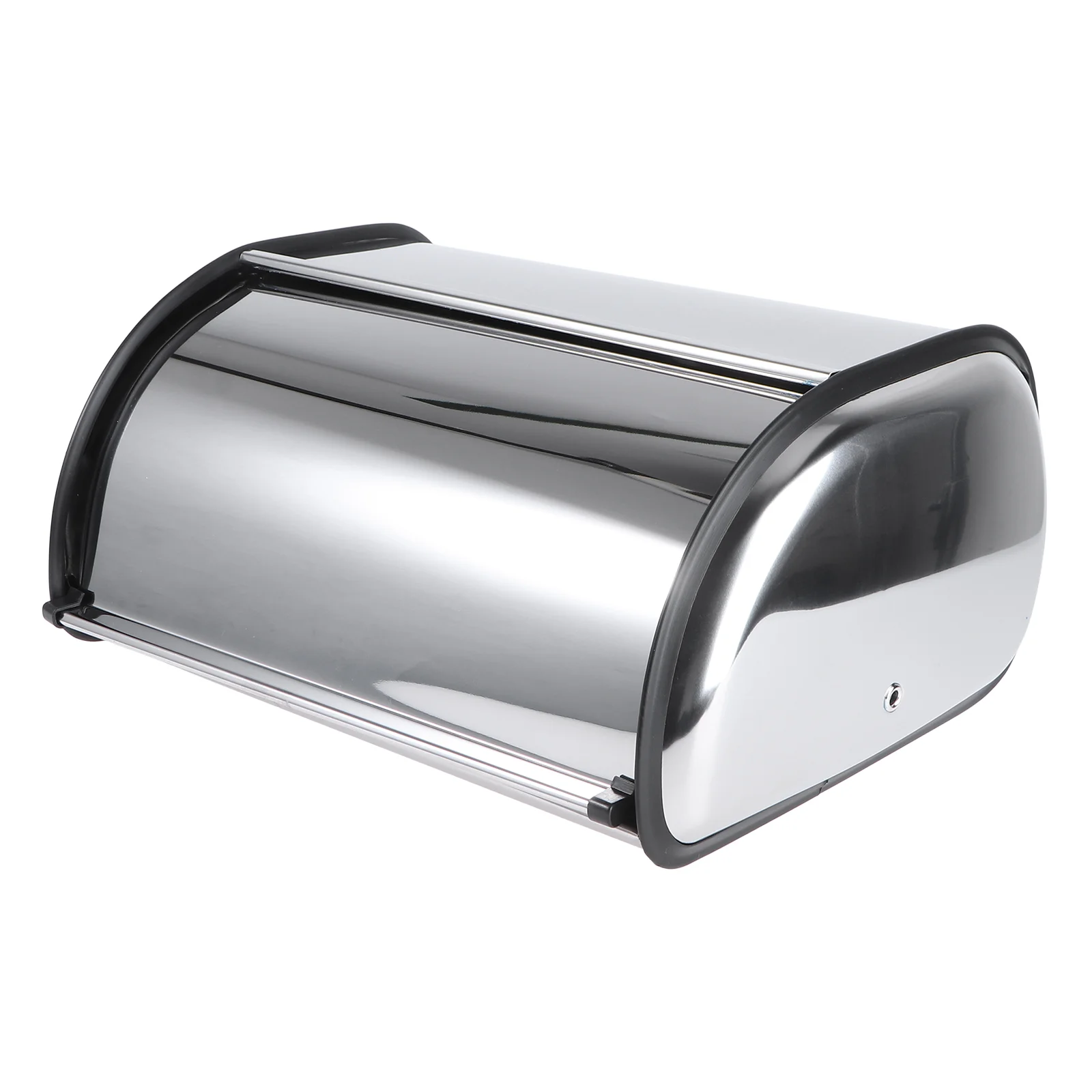 

Bread Box Storage Holder Kitchen Countertop Container Bin Stainless Steel Keeper Seasoning Large Pie Pizza Condiment Saver Metal
